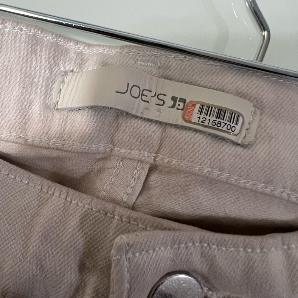 FLAWED Joe’s Jeans White Lara Mid Rise Cigarette Ankle Cut Hem Jeans 32 $168 - Picture 7 of 7